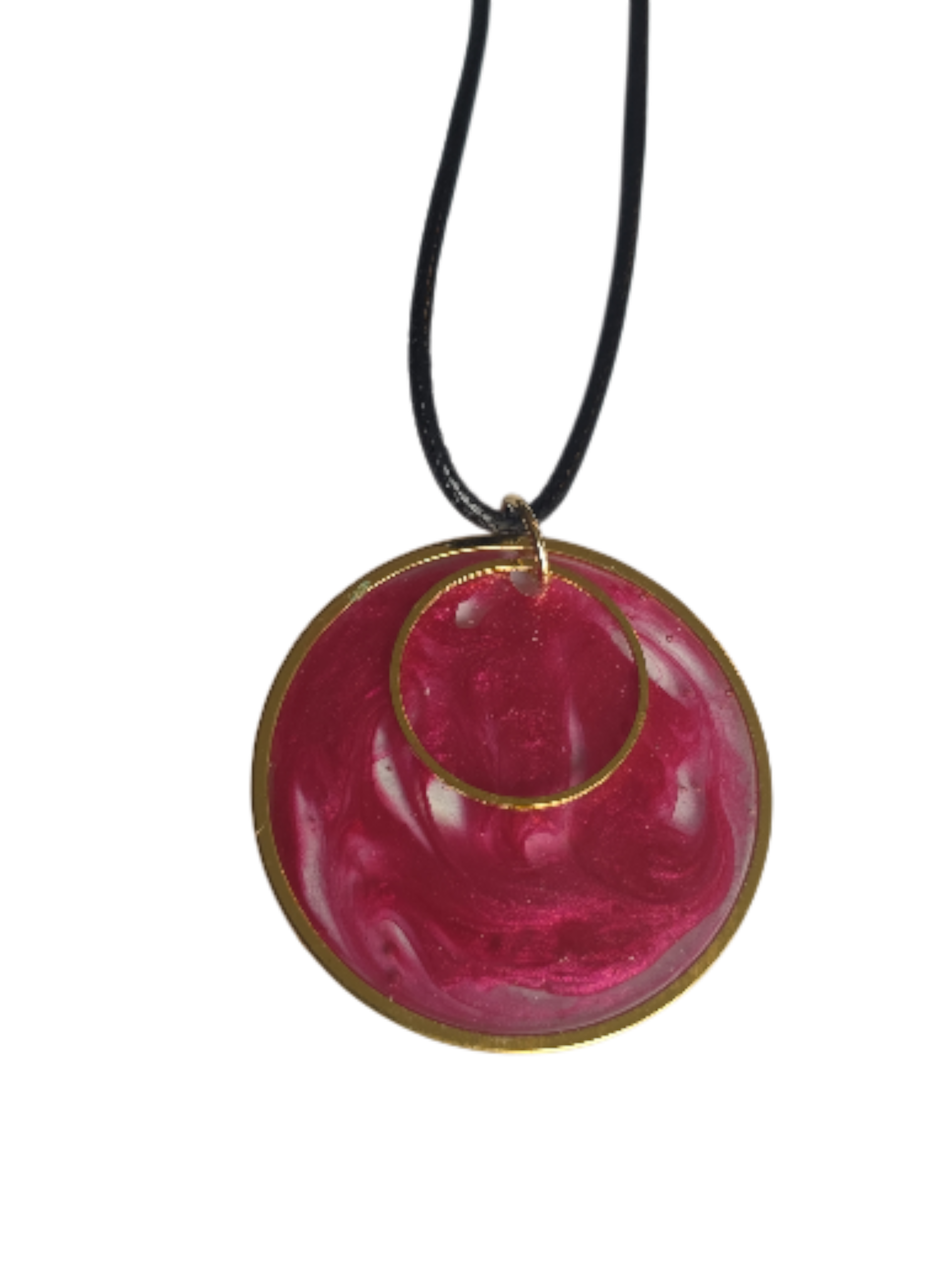 Collier rouge bordeaux